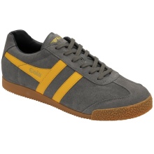 Gola Sneaker Harrier Suede-Leder aschegrau/gelb/navyblau Herren